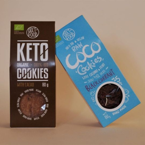 Bio Ciasteczka Keto Kakao 80 g Bio Ciasteczka Keto Kakao 80 g