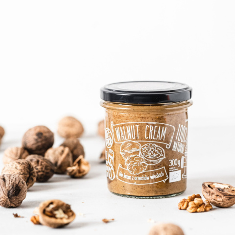 Bio Krem z Orzechów Włoskich 300 g Bio Krem z Orzechów Włoskich 300 g