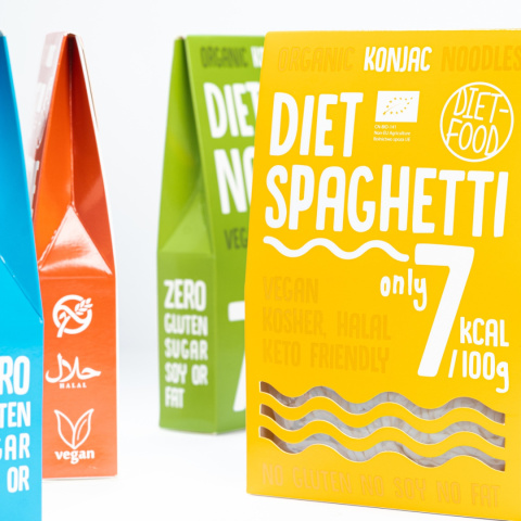 Bio Makaron Shirataki Konjac Spaghetti 385 g Bio Makaron Shirataki Konjac Spaghetti 385 g