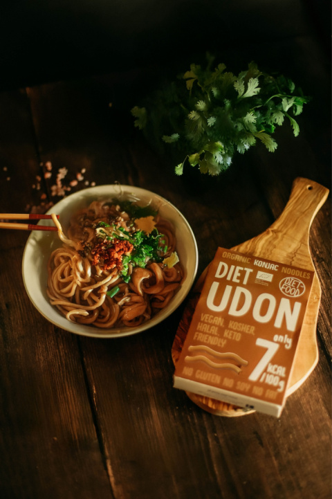 Bio Makaron Shirataki Konjac Udon 385 g Bio Makaron Shirataki Konjac Udon 385 g