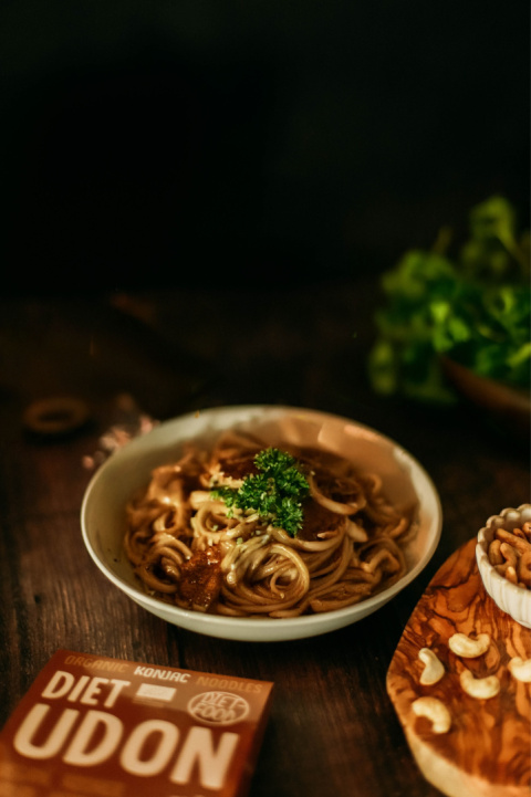 Bio Makaron Shirataki Konjac Udon 385 g Bio Makaron Shirataki Konjac Udon 385 g