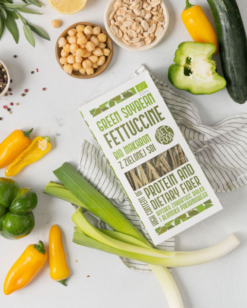 Bio Green Soybean Noodle Fettuccine 200 g Bio Green Soybean Noodle Fettuccine 200 g
