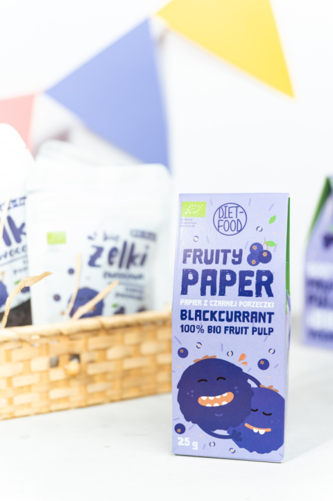 Bio Papier Owocowy Czarna Porzeczka 25 g Bio Papier Owocowy Czarna Porzeczka 25 g