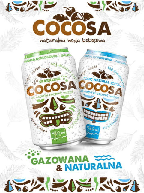 Cocosa Woda Kokosowa Gazowana 330 ml Cocosa Woda Kokosowa Gazowana 330 ml