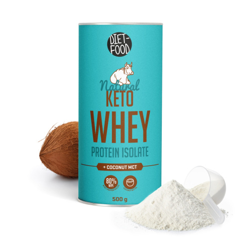 Keto Izolat Białko Serwatkowe z Olejem Kokosowym MCT 500 g Keto Izolat Białko Serwatkowe z Olejem Kokosowym MCT 500 g