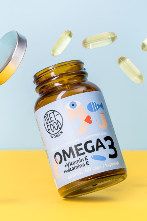 Omega 3 + witamina E 60,3 g - ok. 60 kaps. Omega 3 + witamina E 60,3 g - ok. 60 kaps.