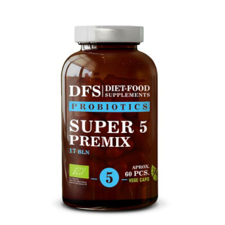 Probiotyk Nr 5. Bio Super 5 Premix 27 g - ok. 60 kaps.