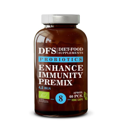 Probiotyk Nr 8. Bio Enhance Immunity Premix 27 g - ok. 60 kaps.