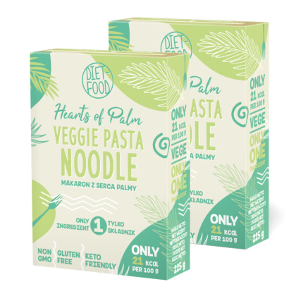 1+1 GRATIS! Keto makaron Noodle z Serca Palmy - pudełko 255 g