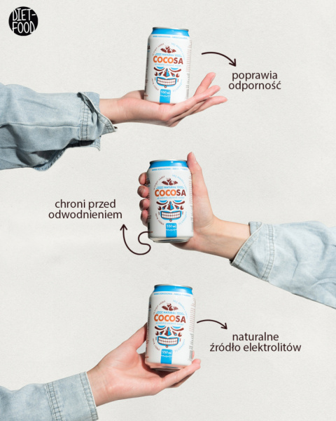 48 x Cocosa Woda Kokosowa Niegazowana 330 ml 48 x Cocosa Woda Kokosowa Niegazowana 330 ml