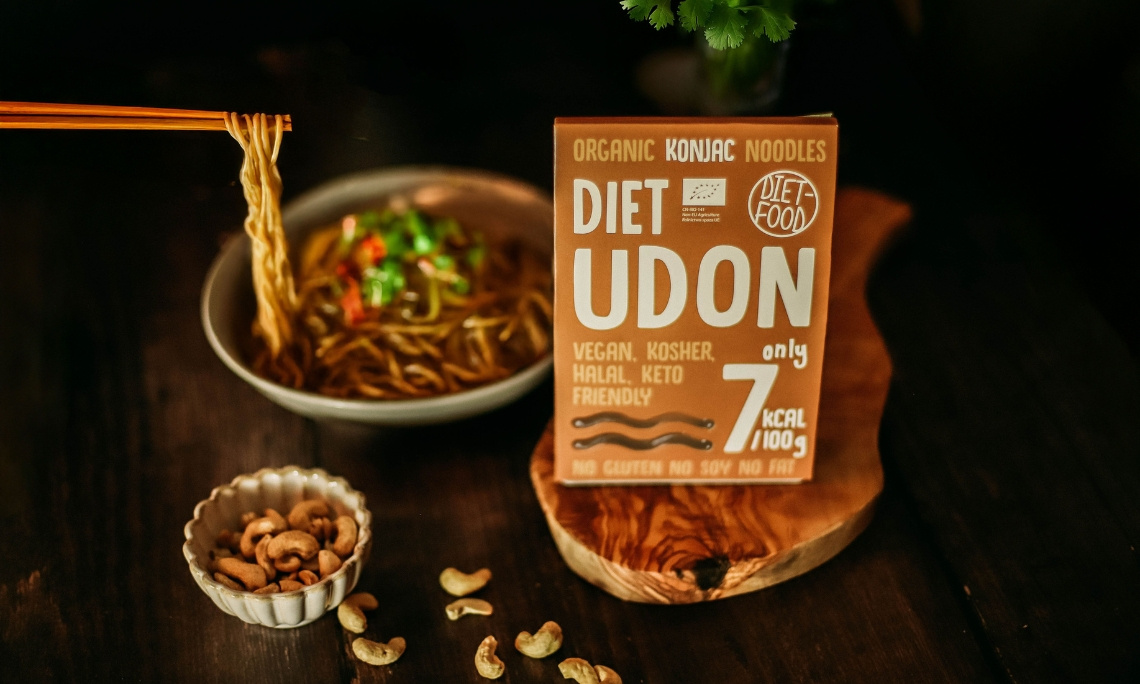 BIO makaron konjac w zalewie od DIET-FOOD: Zdrowy Hit w Twojej Kuchni!